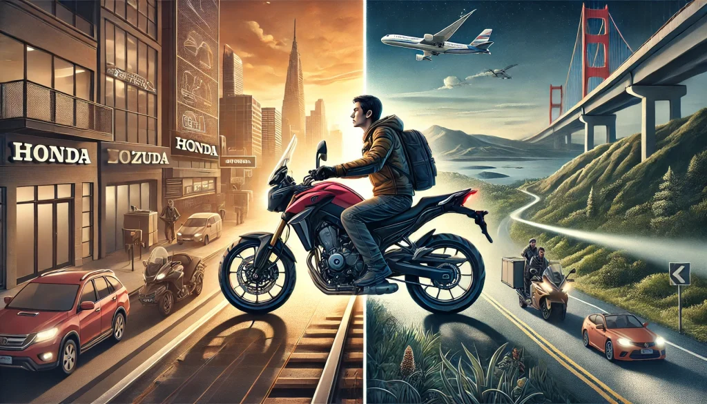 Here's a conceptual illustration showing who might prefer the Honda CB500X versus the Suzuki V-Strom 650, highlighting their ideal riders and use cases. 