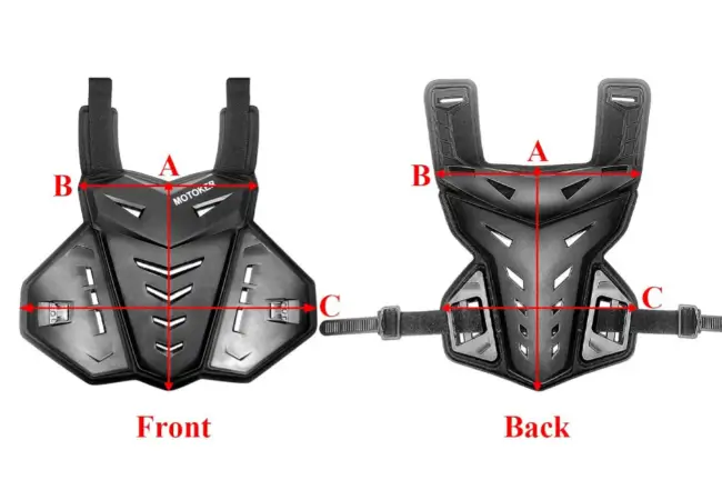 The MOTOKER Chest Protector provides solid protection for motocross