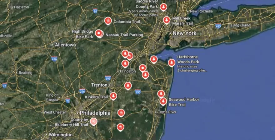 Dirt Bike Trails in New Jersey